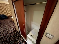 Closet space with Safety Deposit