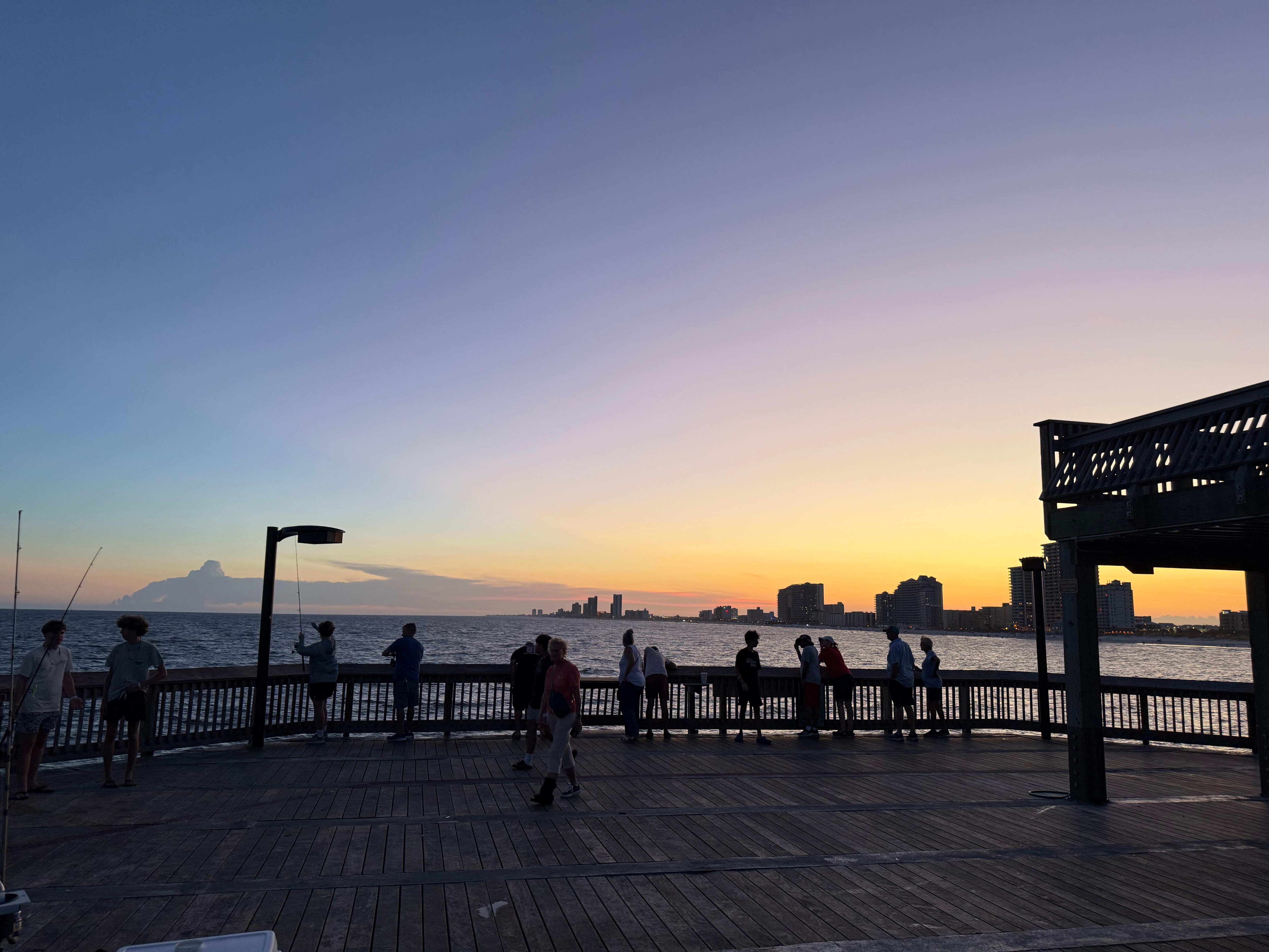 View from the local pier! 