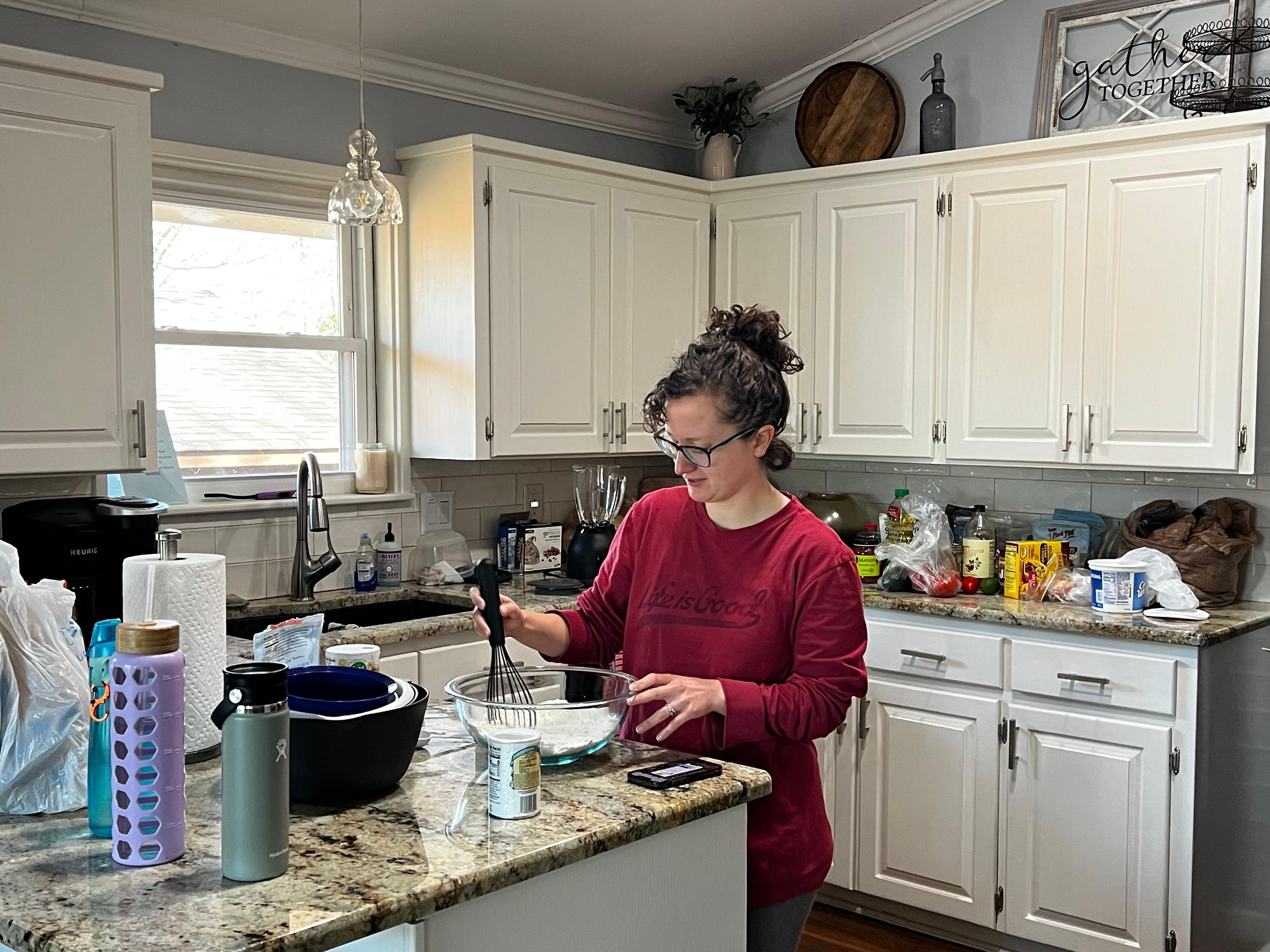 Kitchen was fully equipped with everything we needed.