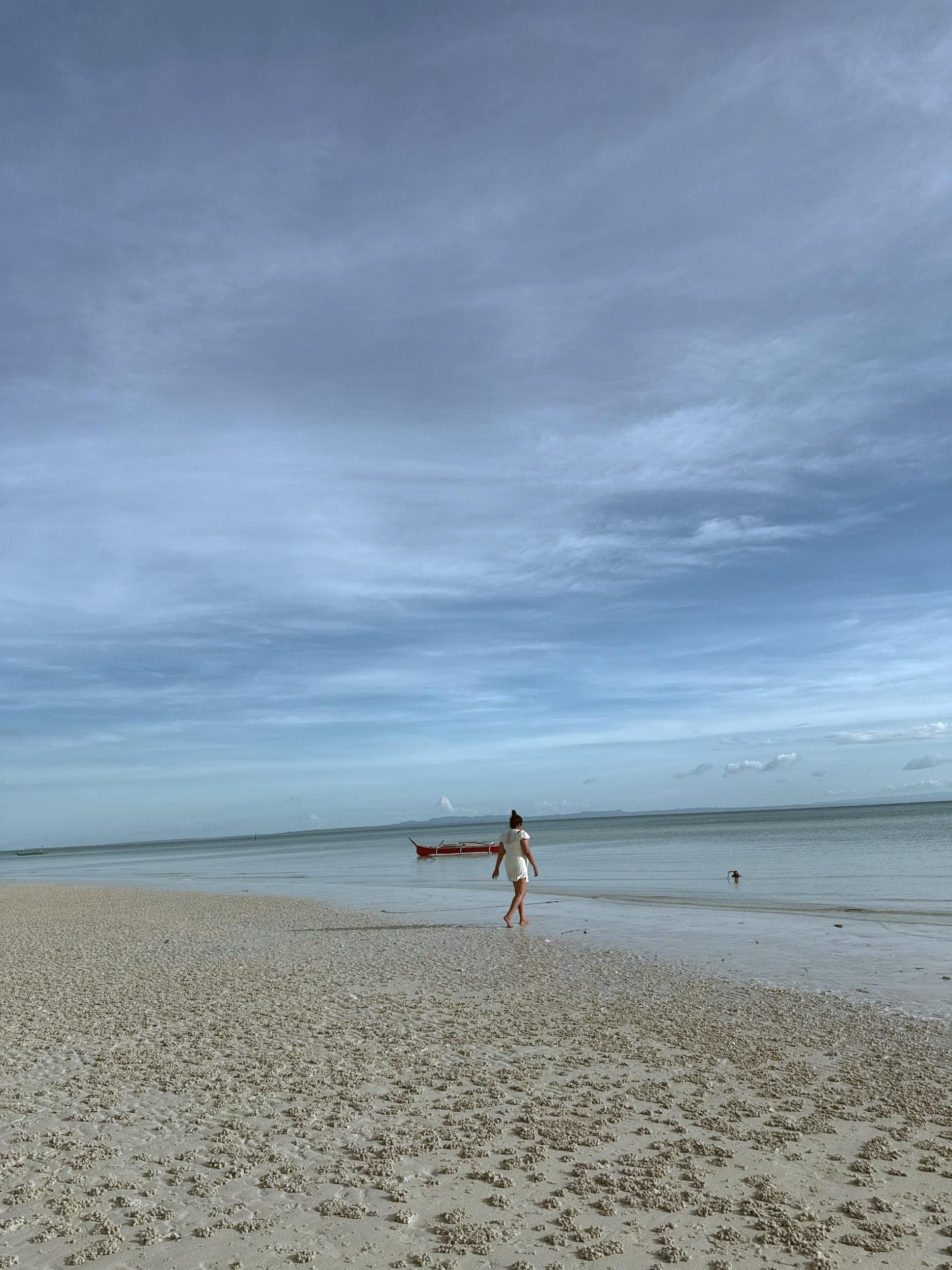 You can’t enjoy swimming when the high tides come up only once in a blue moon. Too far from the resort where you are sitting lol. If you call the kids to come up they can’t hear you because it’s too far. That place only for retired people who.