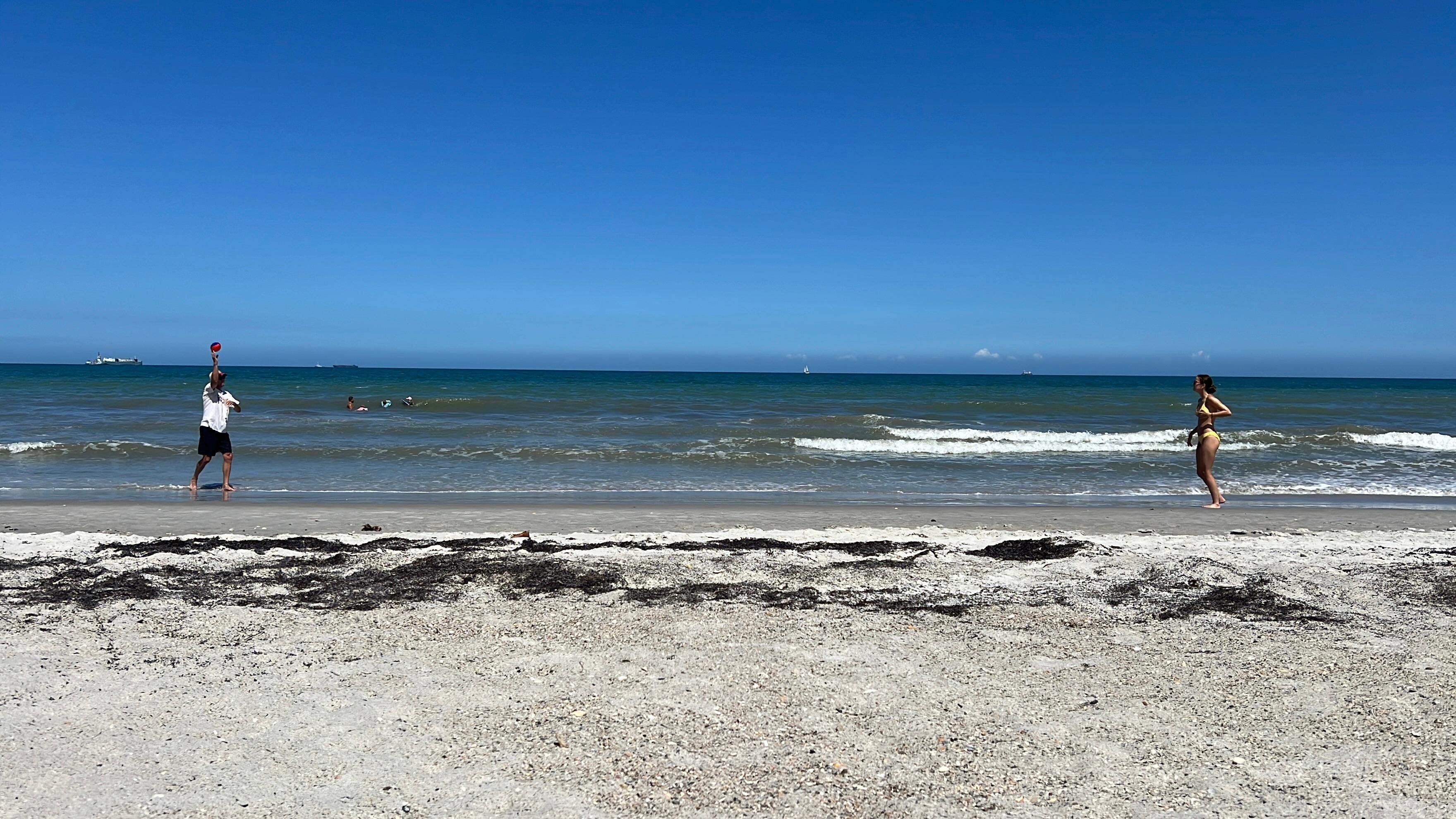 Beautiful, wide, uncrowded beach
