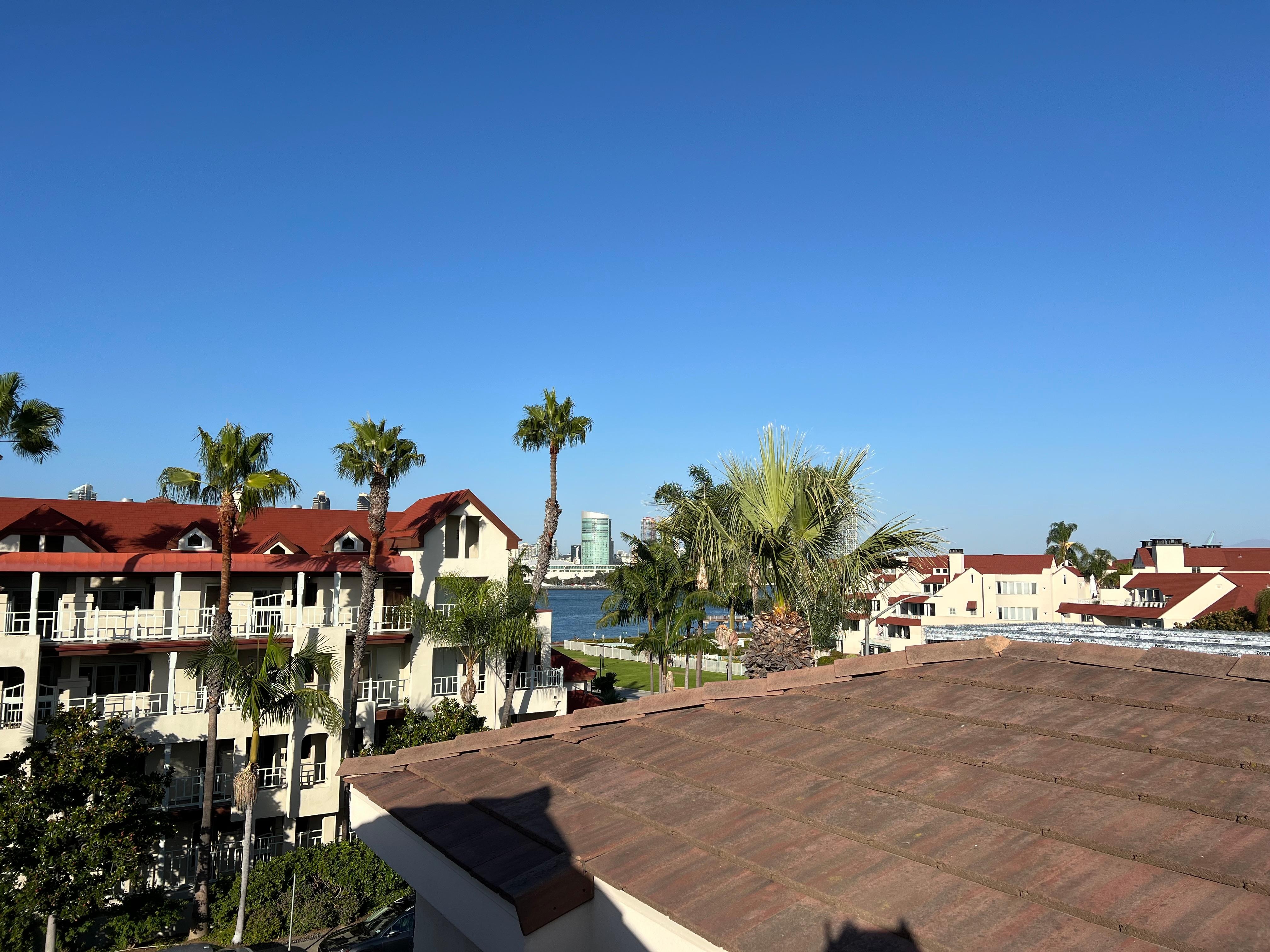 Rooftop view! Weather included. 