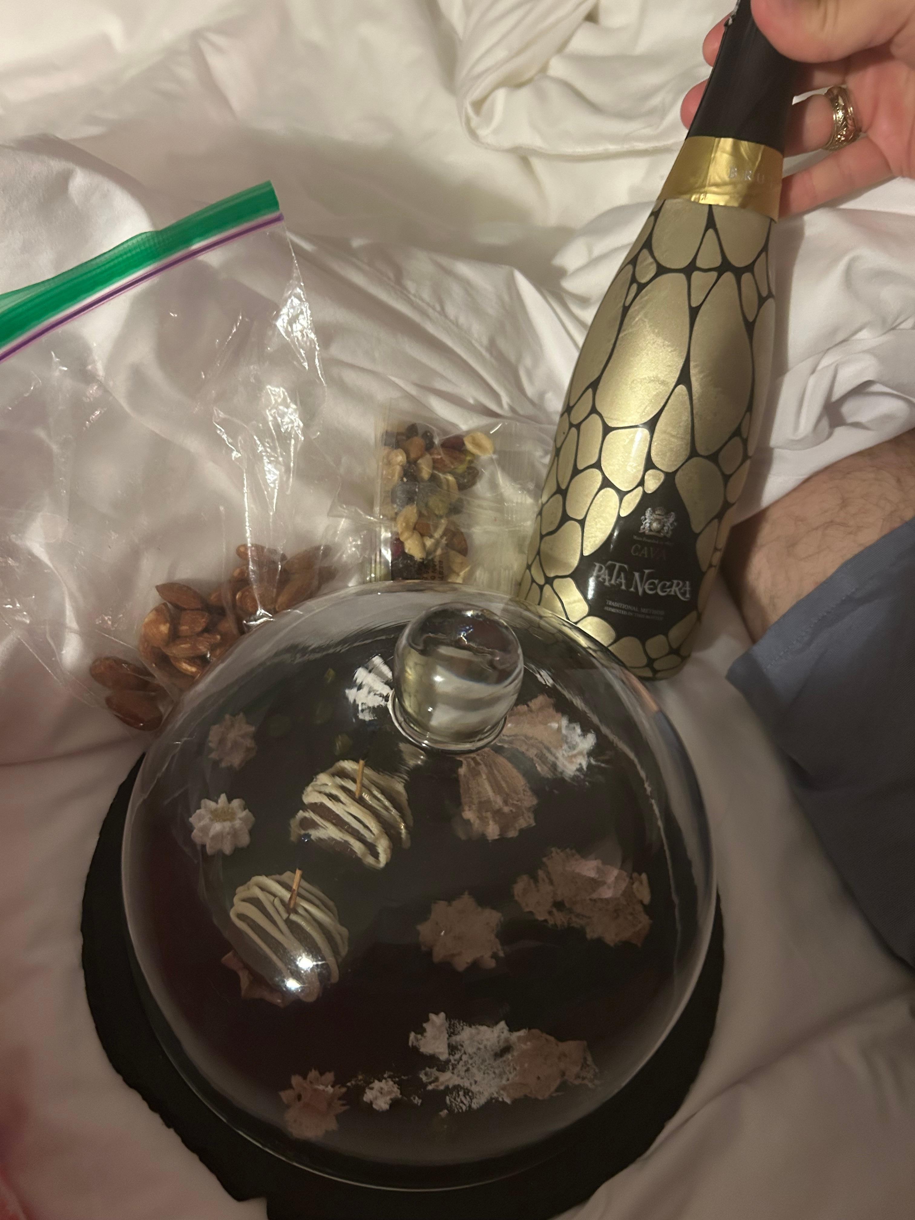 A surprise treat for our honeymoon!