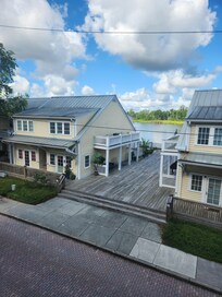 view from balcony