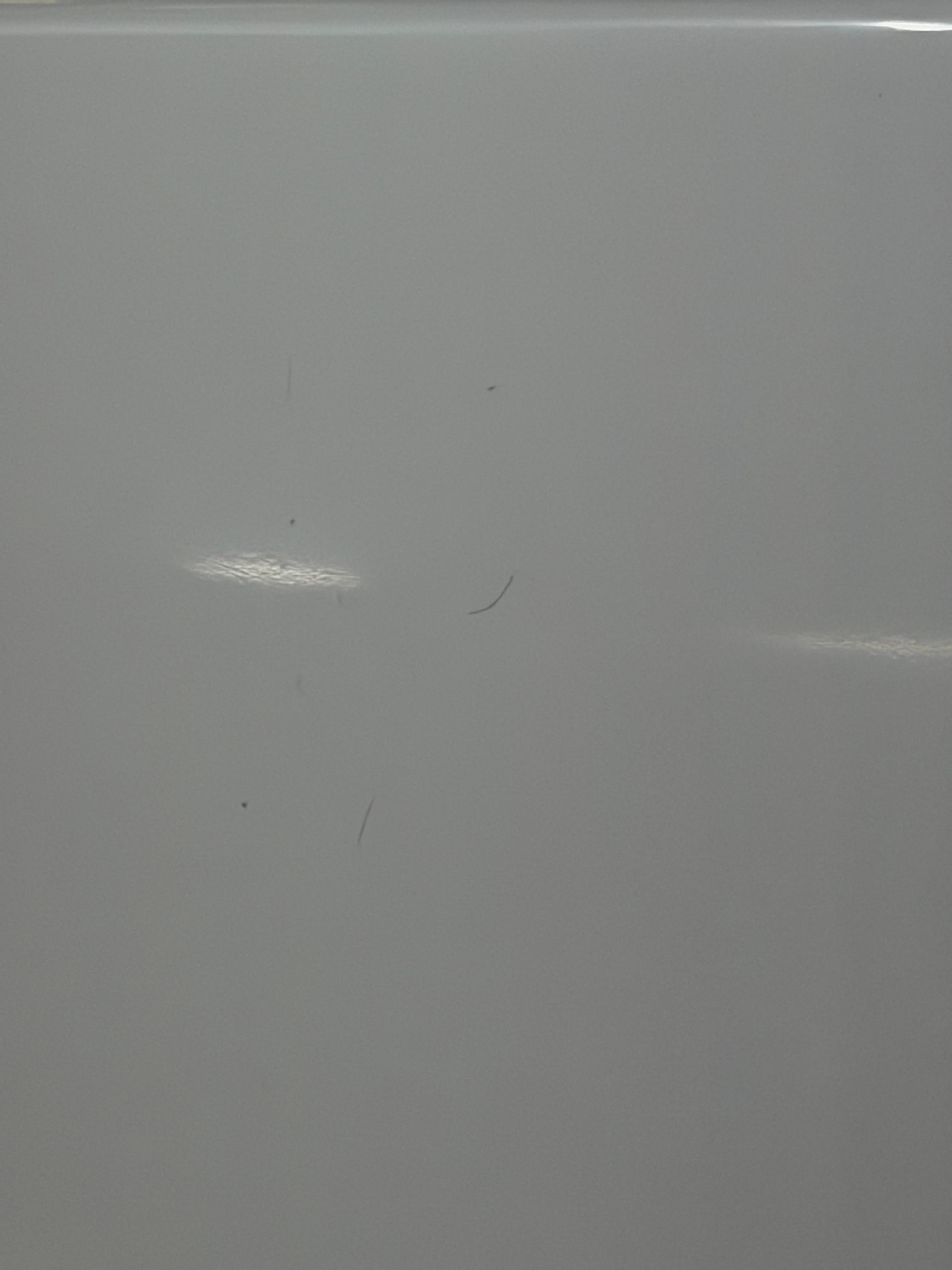 Hair on walls not just this spot but on all walls 