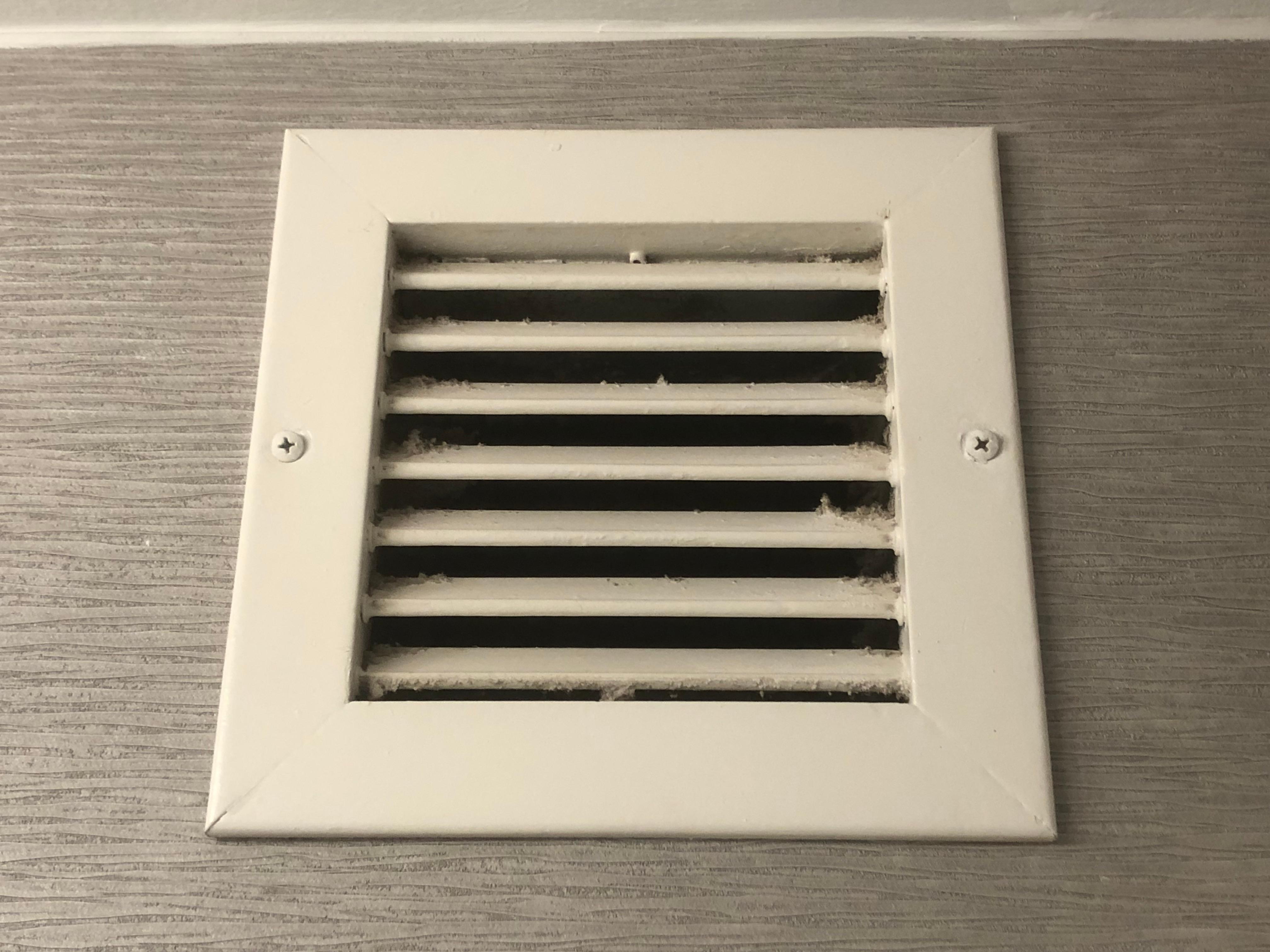 Nasty build up in air vents