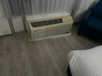 AC unit falling apart.