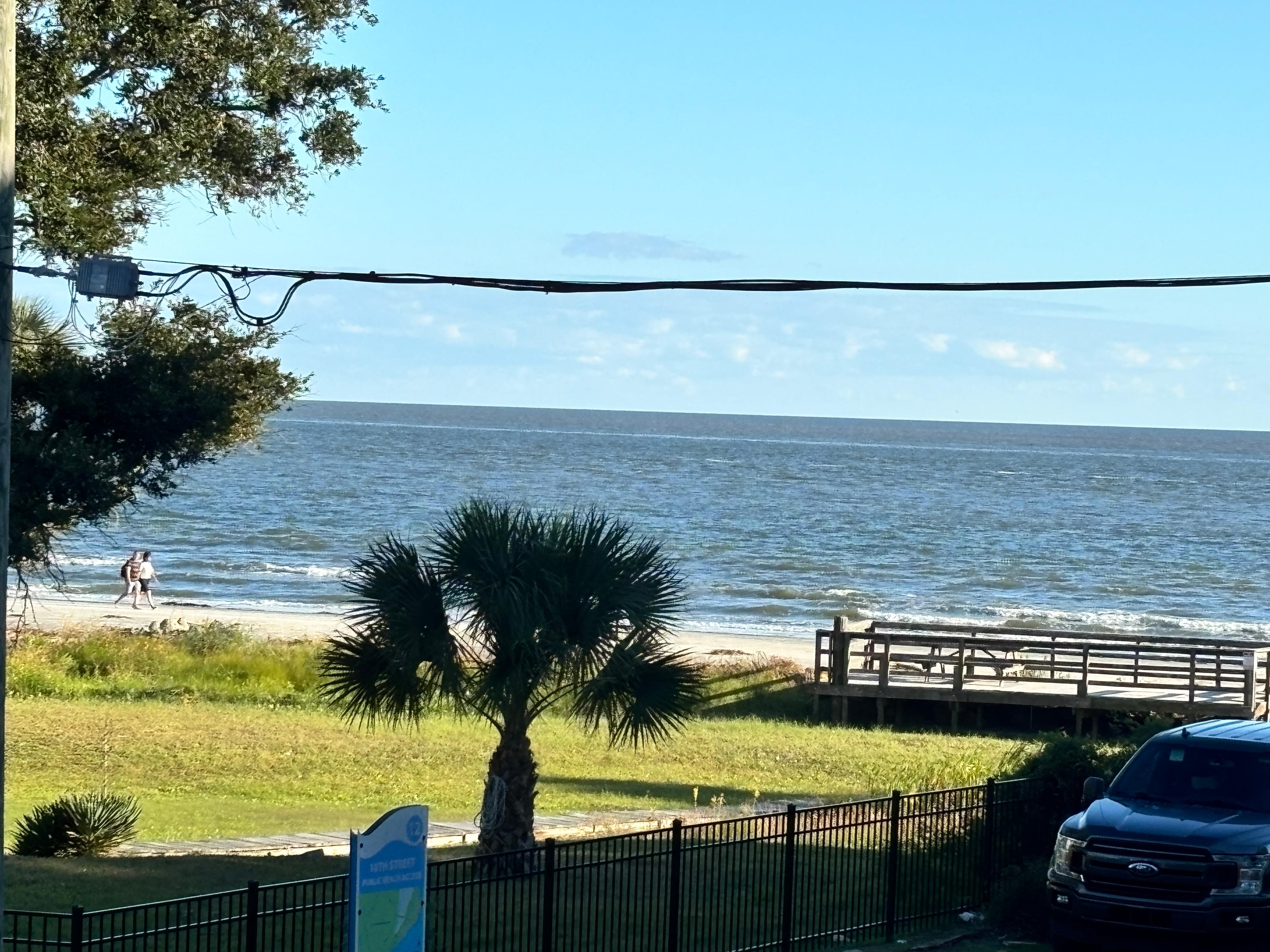 The view from the balcony. It is far better in real life!!