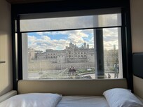 View from our first floor room. Tower of London