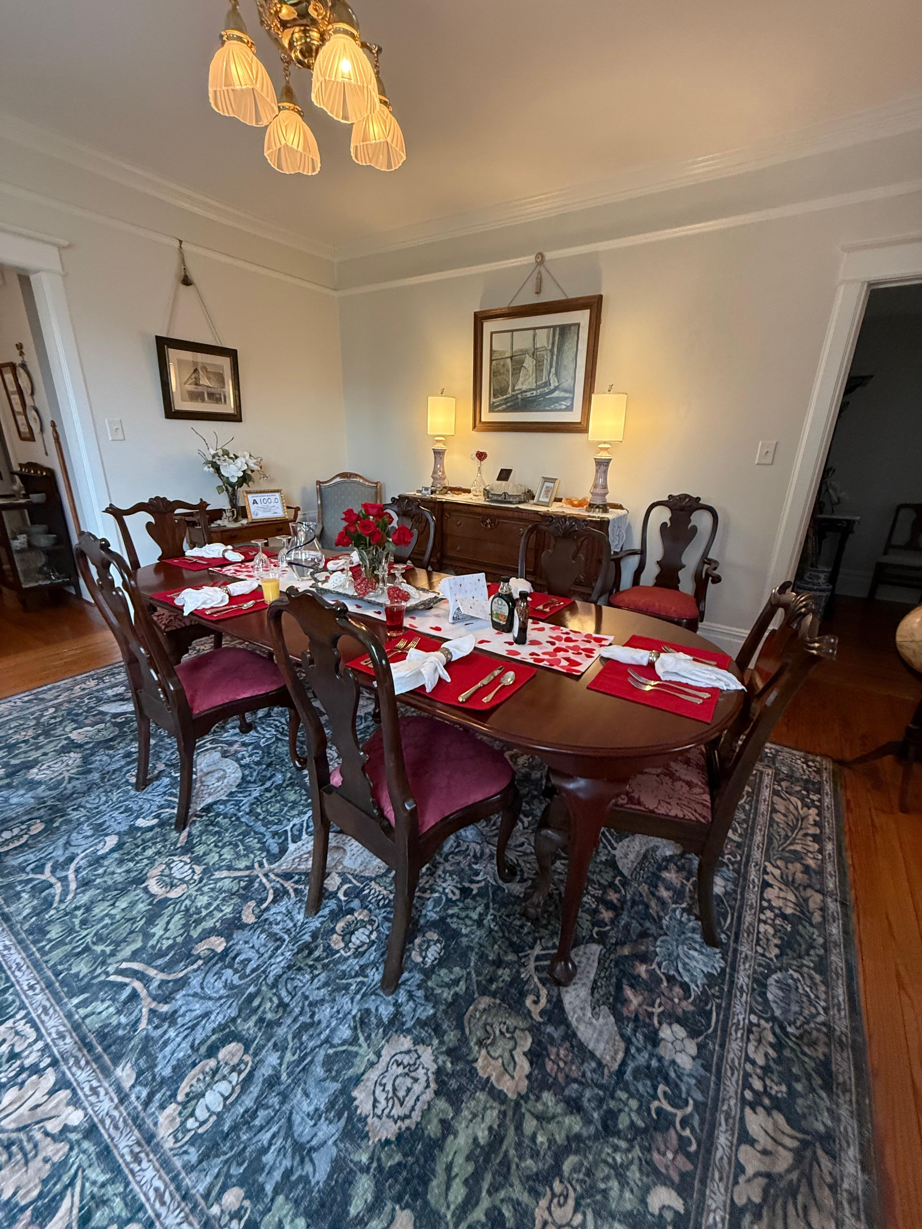 Beautiful Dining room, with a spectacular breakfast