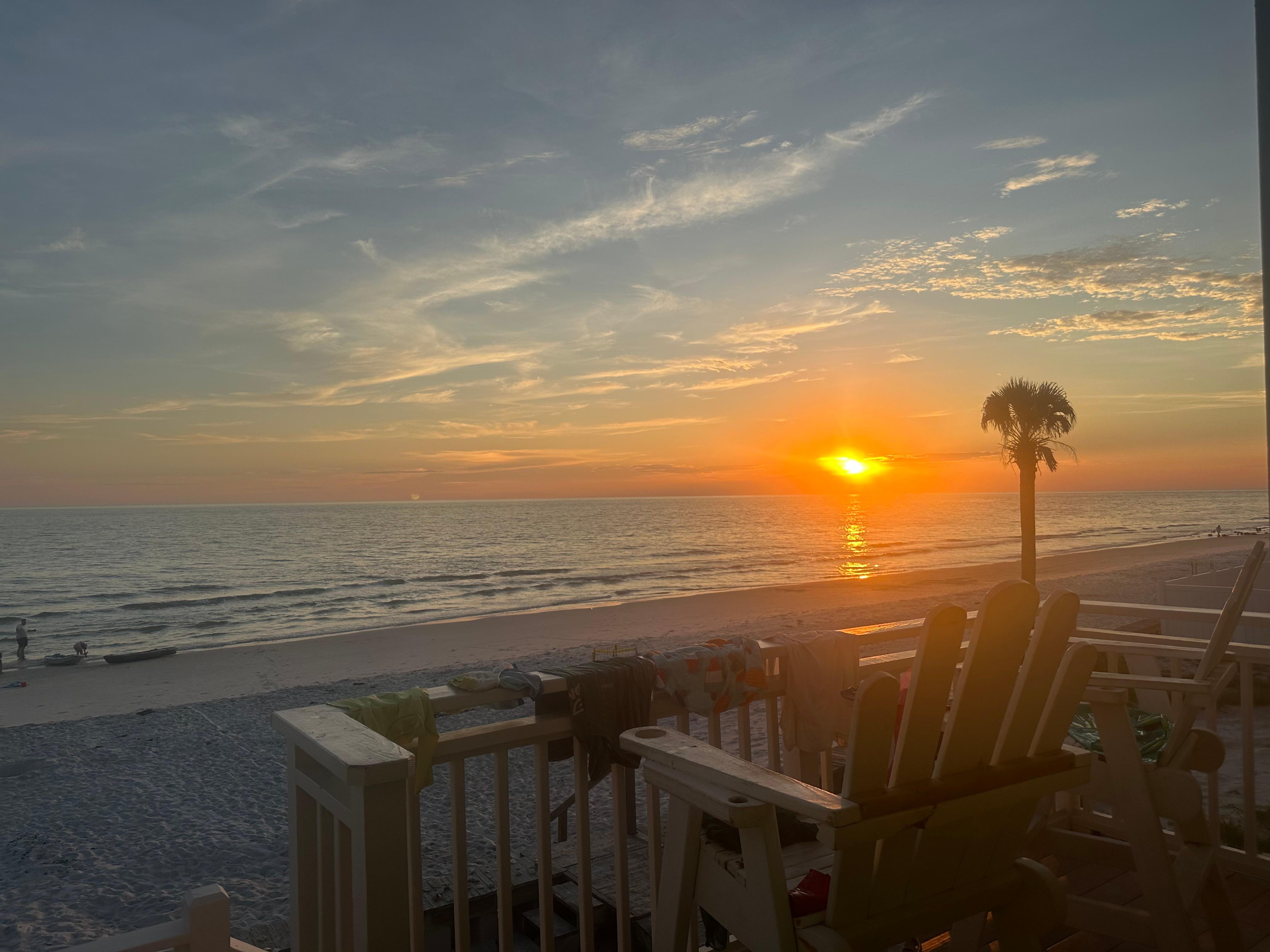 Sunset from back porch