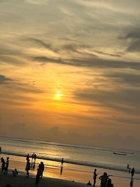 Kuta beach sunset