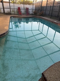 Stained pool