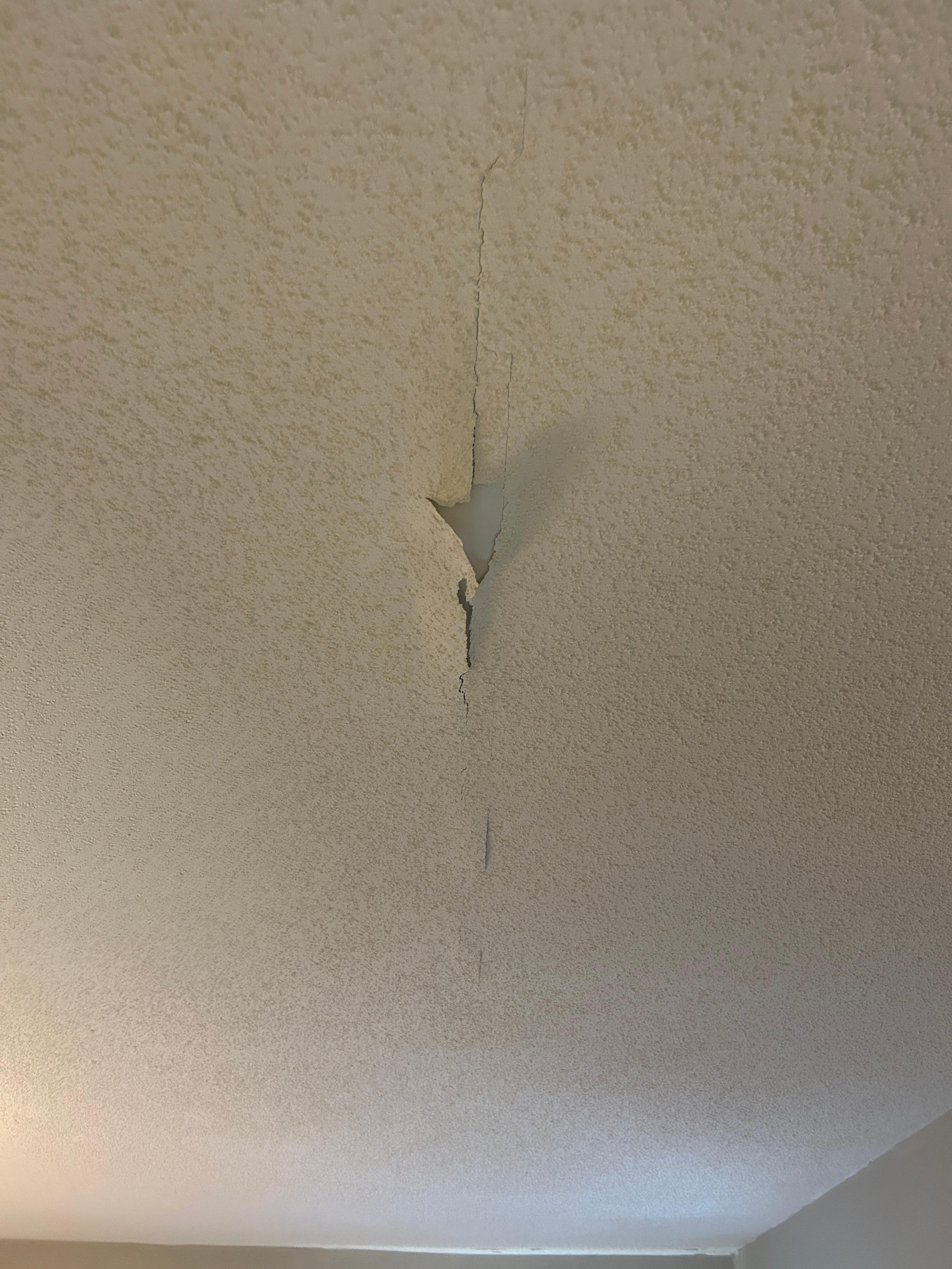 ceiling of our room