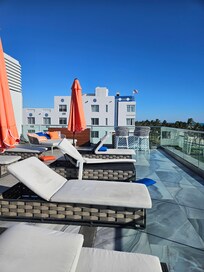 Rooftop pool is wonderful