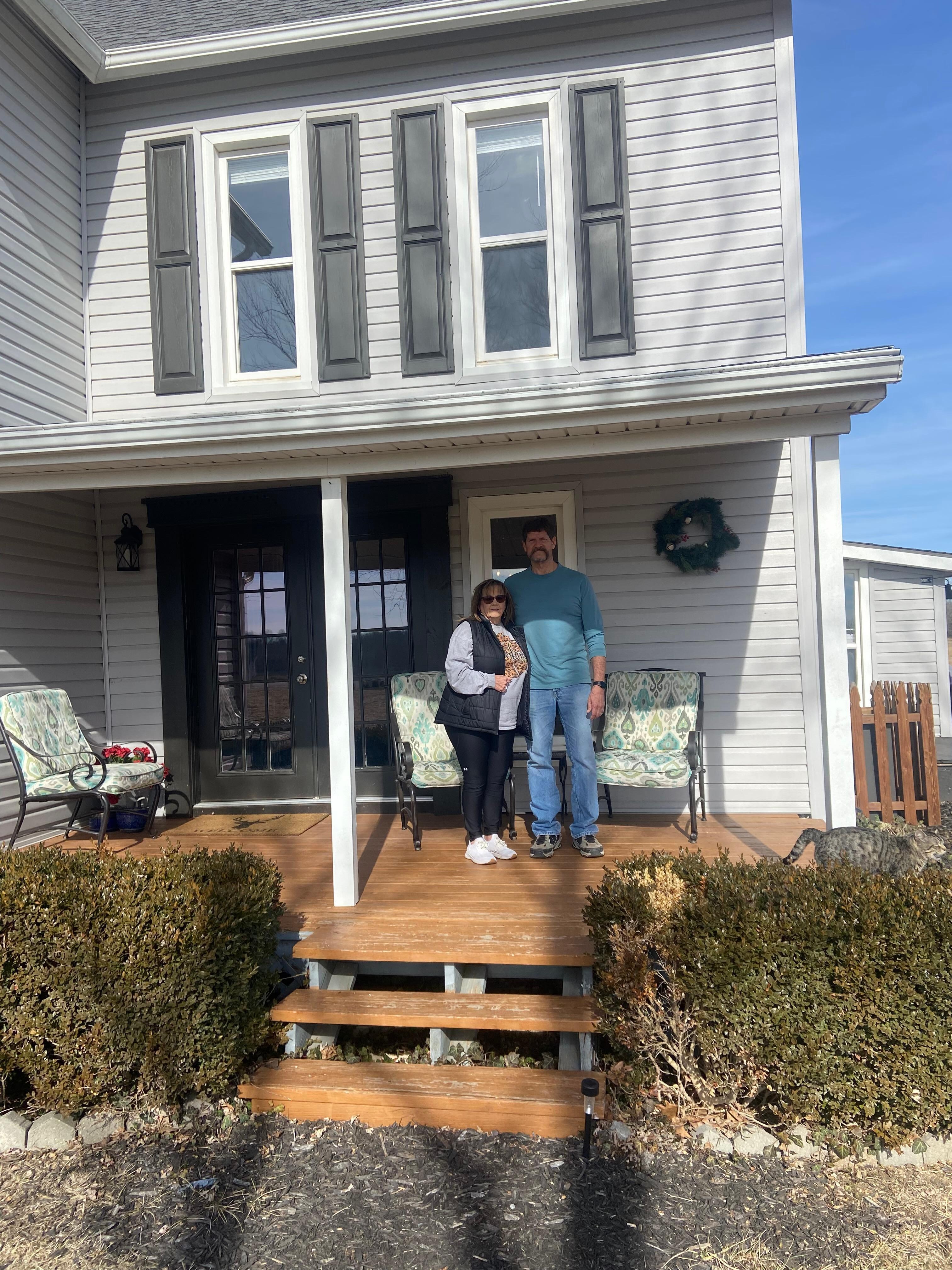 Nice porch to set in the evening 