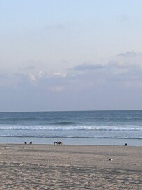 La playa muy tranquila