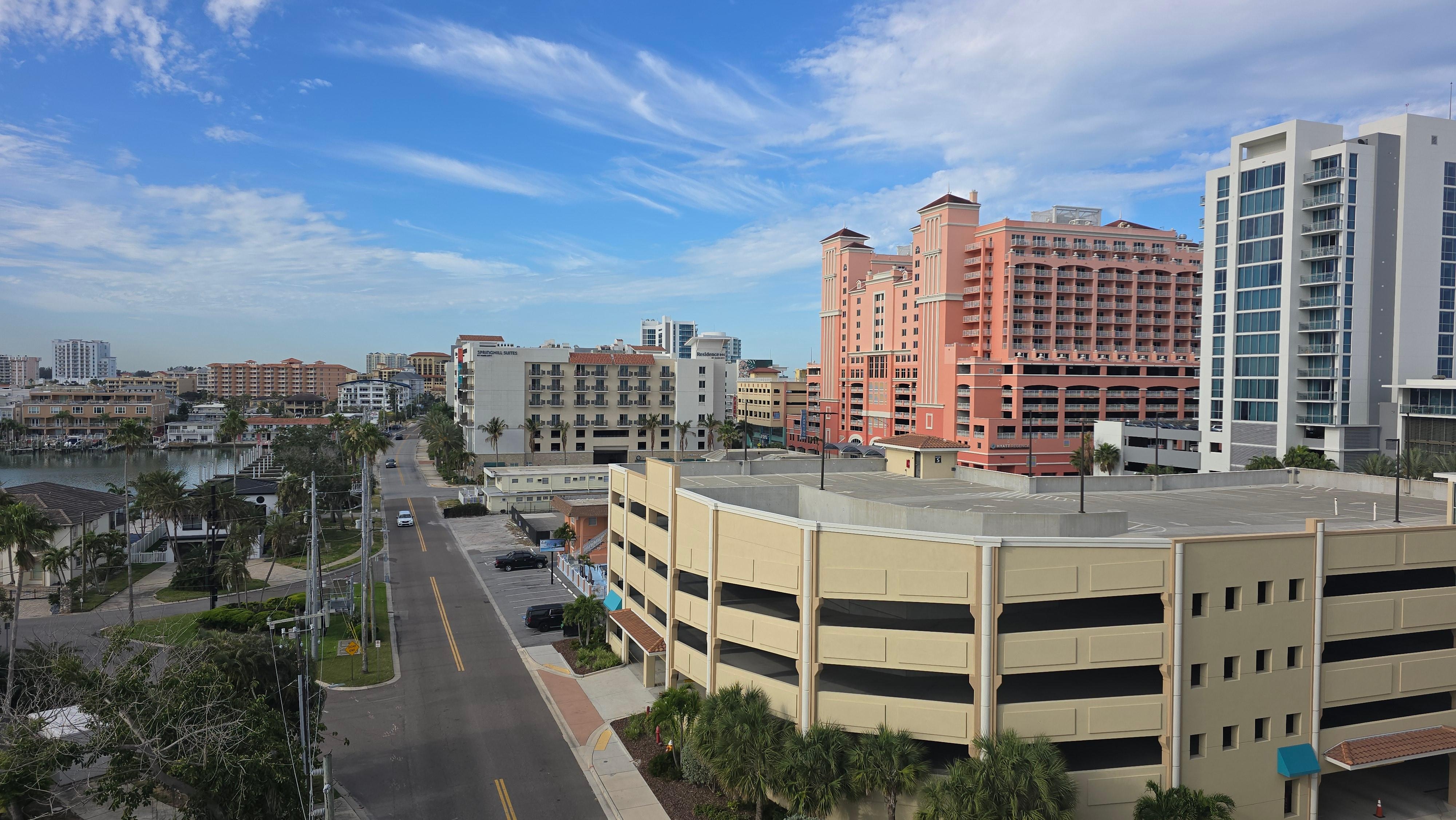 South view from our balcony. 