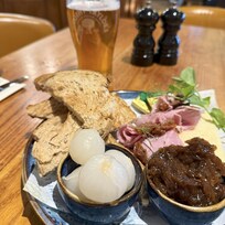 "Small" ploughman's platter.
