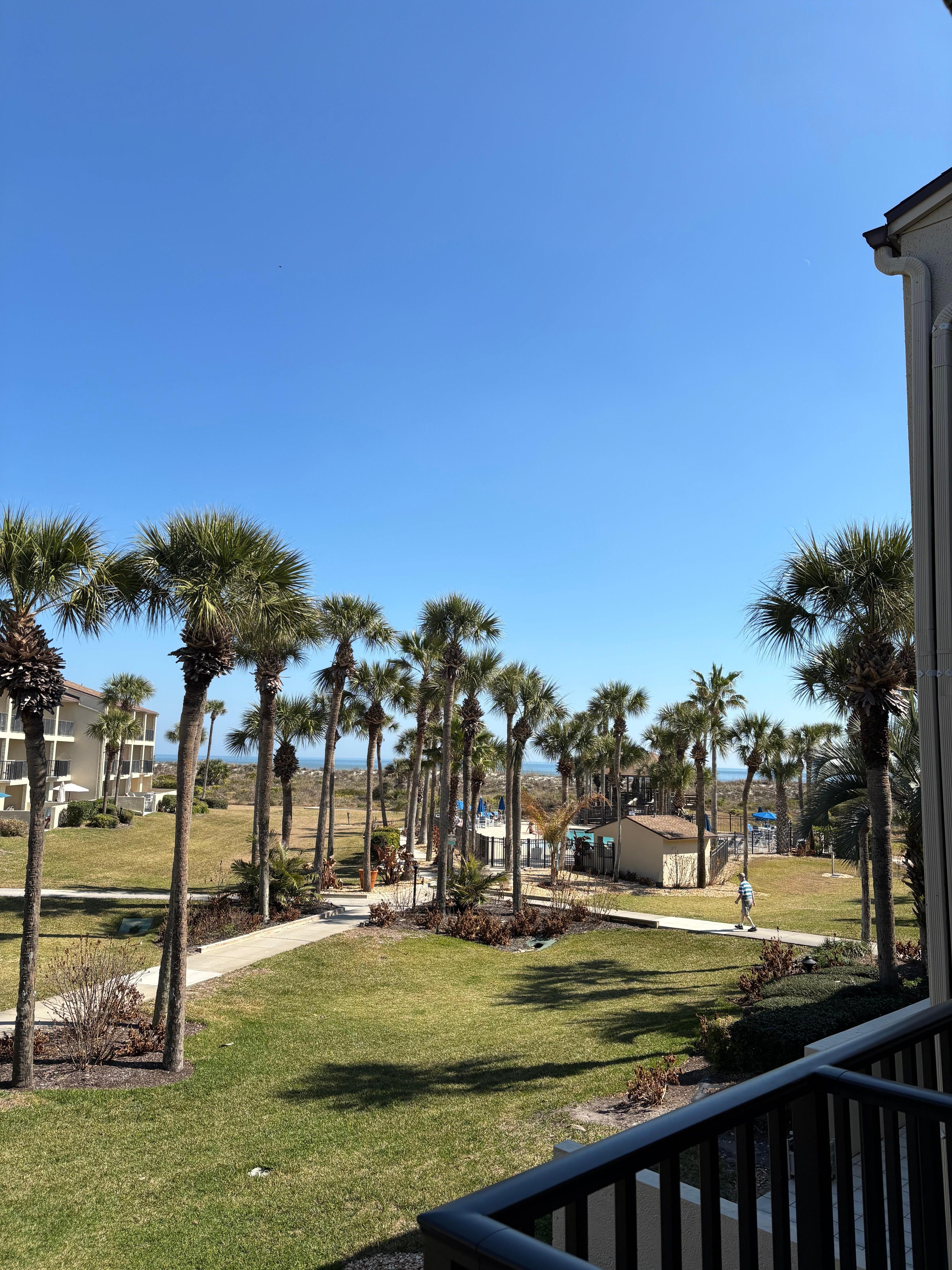 View from the balcony