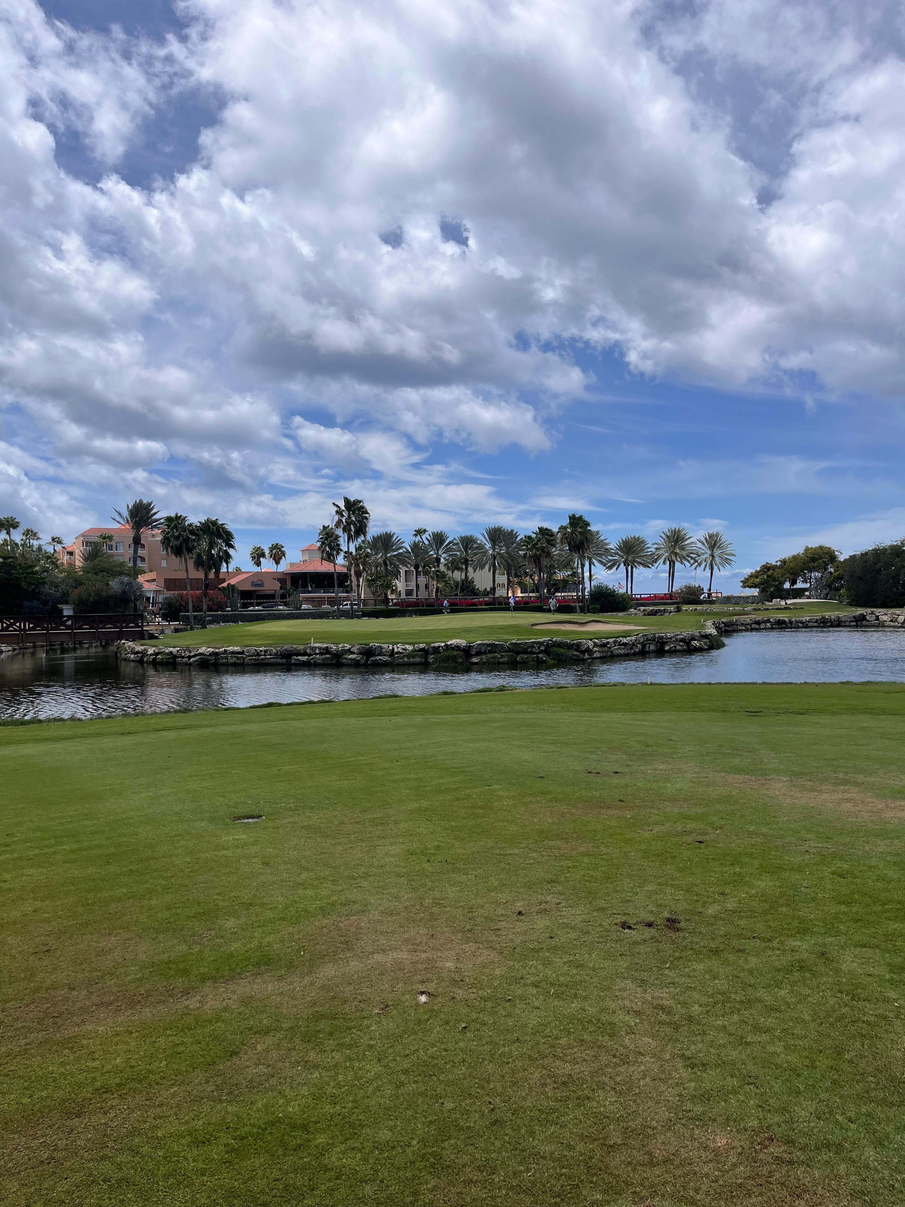 View of the golf course on site