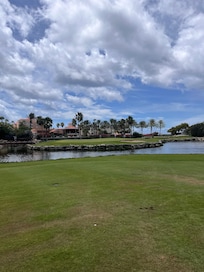View of the golf course on site
