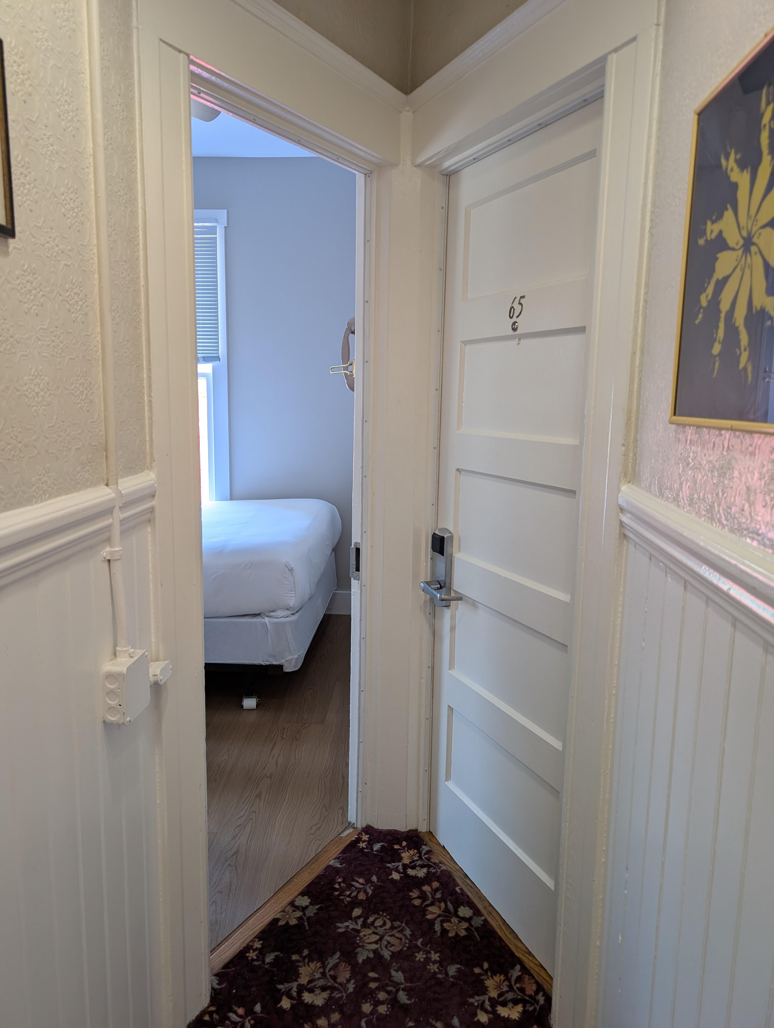 Entrance to our room 