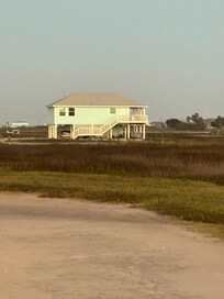 View of the house from the Wetland pier