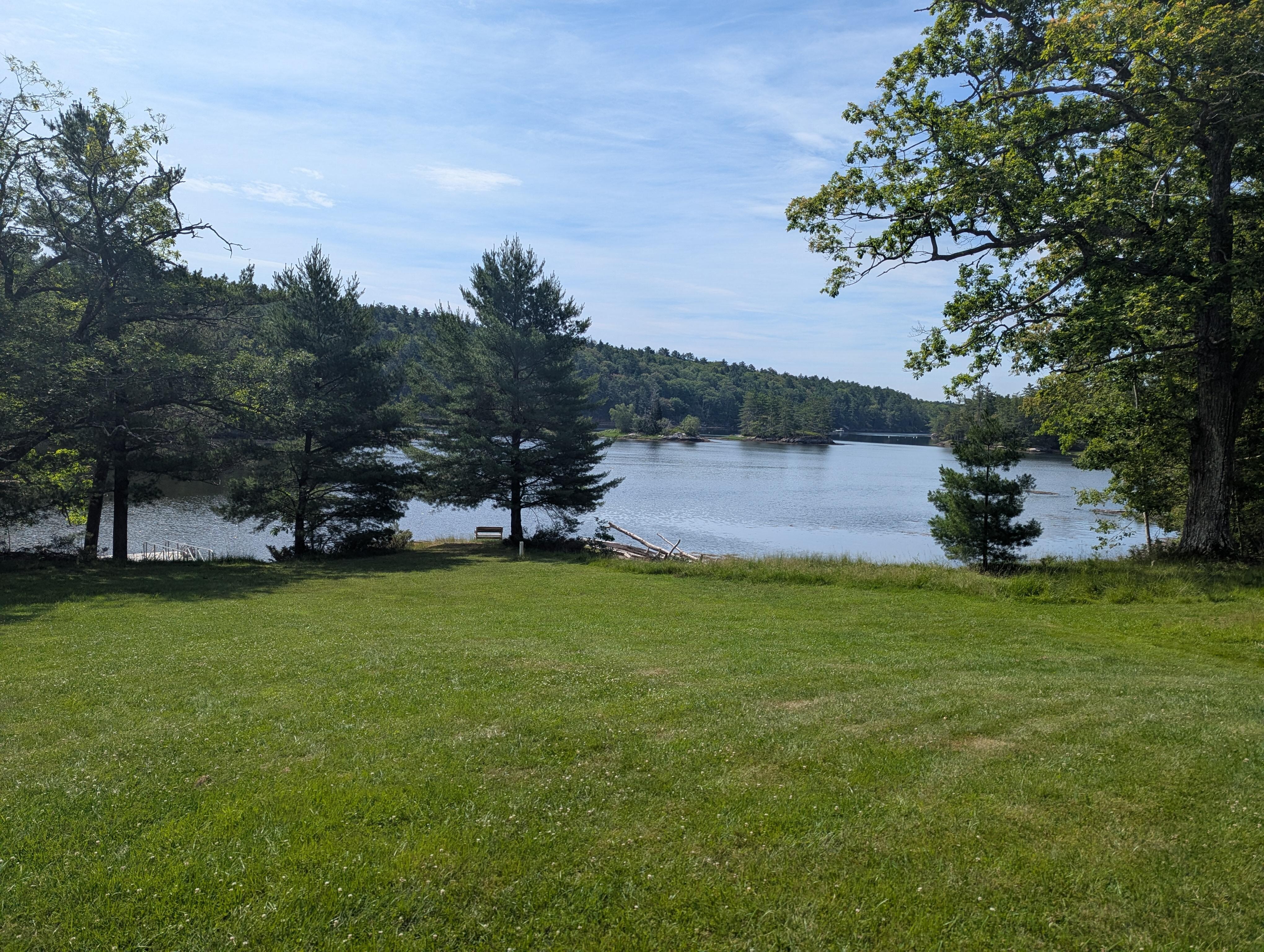 Such a beautiful view of the cove 