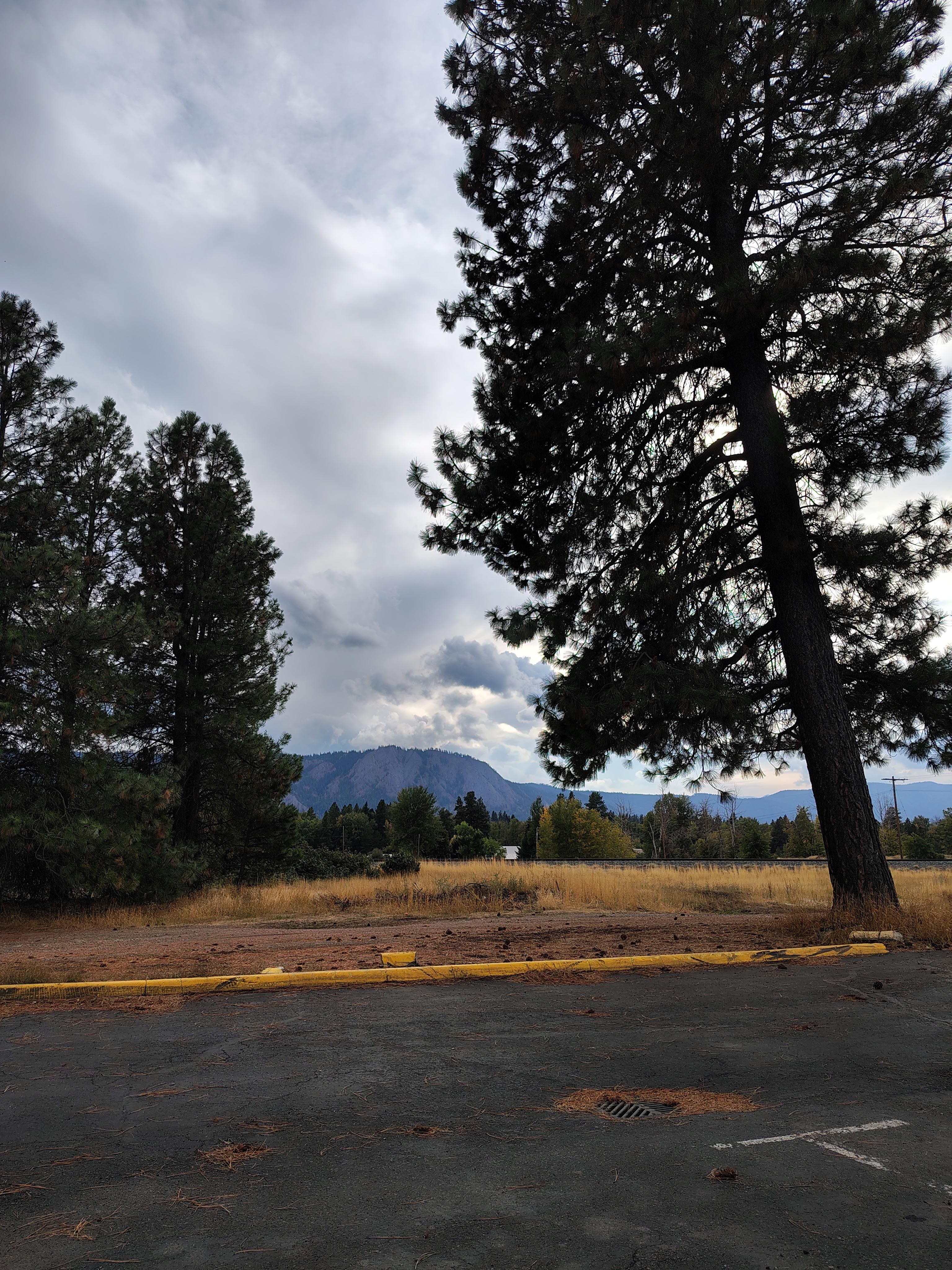 This is the view from the backside of the hotel. 