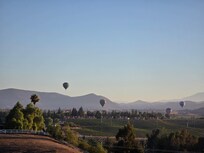 Morning hot air balloons
