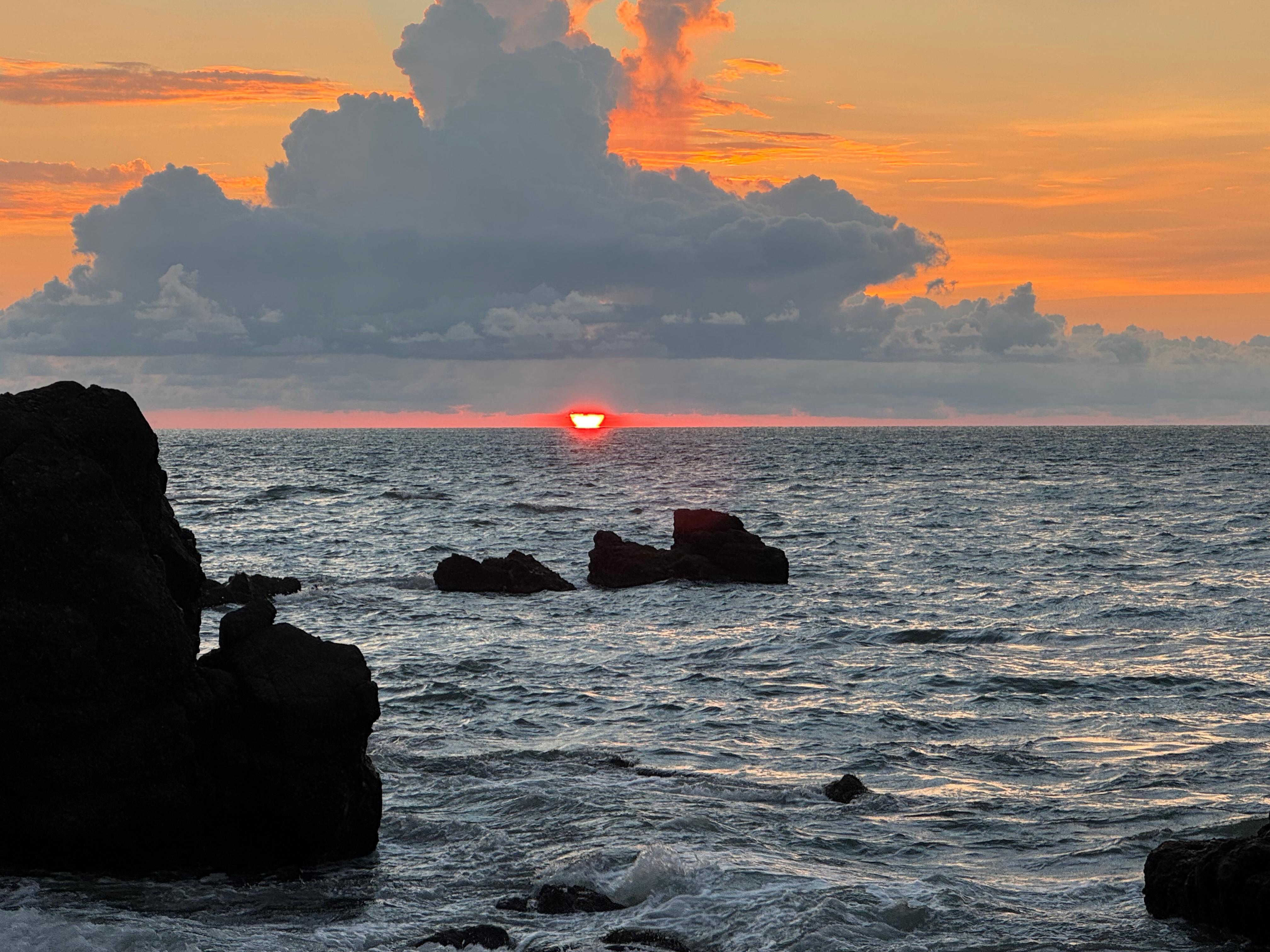 Semi private beach across the street from the property.