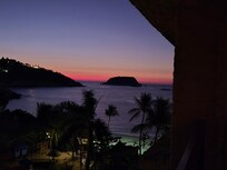 Sunrise photo from our suite.