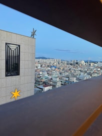 View from our room on the 13th floor.