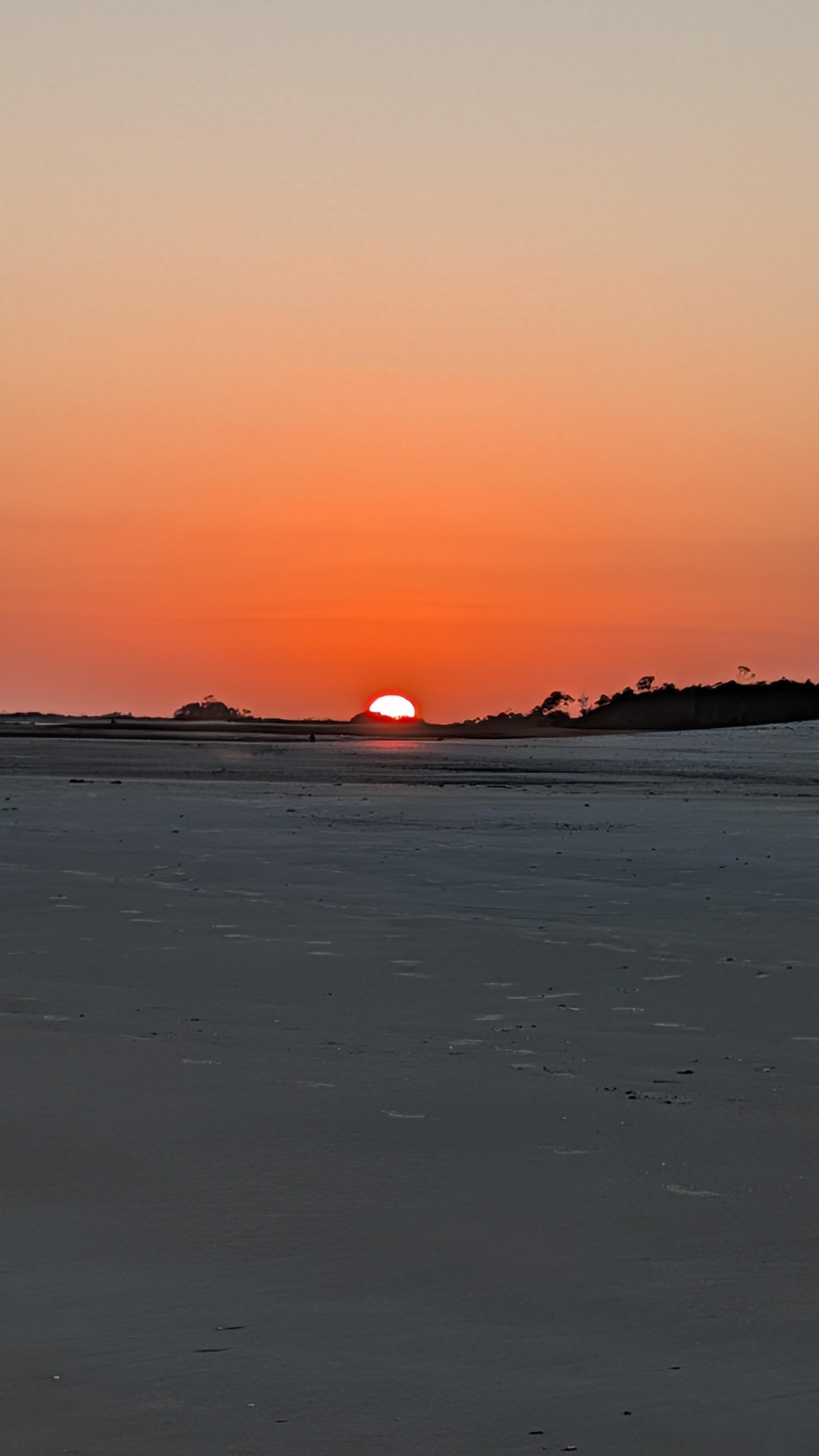 Sunset at the sand bars