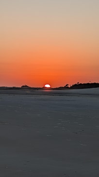 Sunset at the sand bars