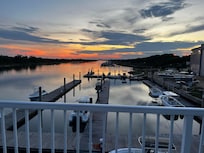 Upper deck sunset