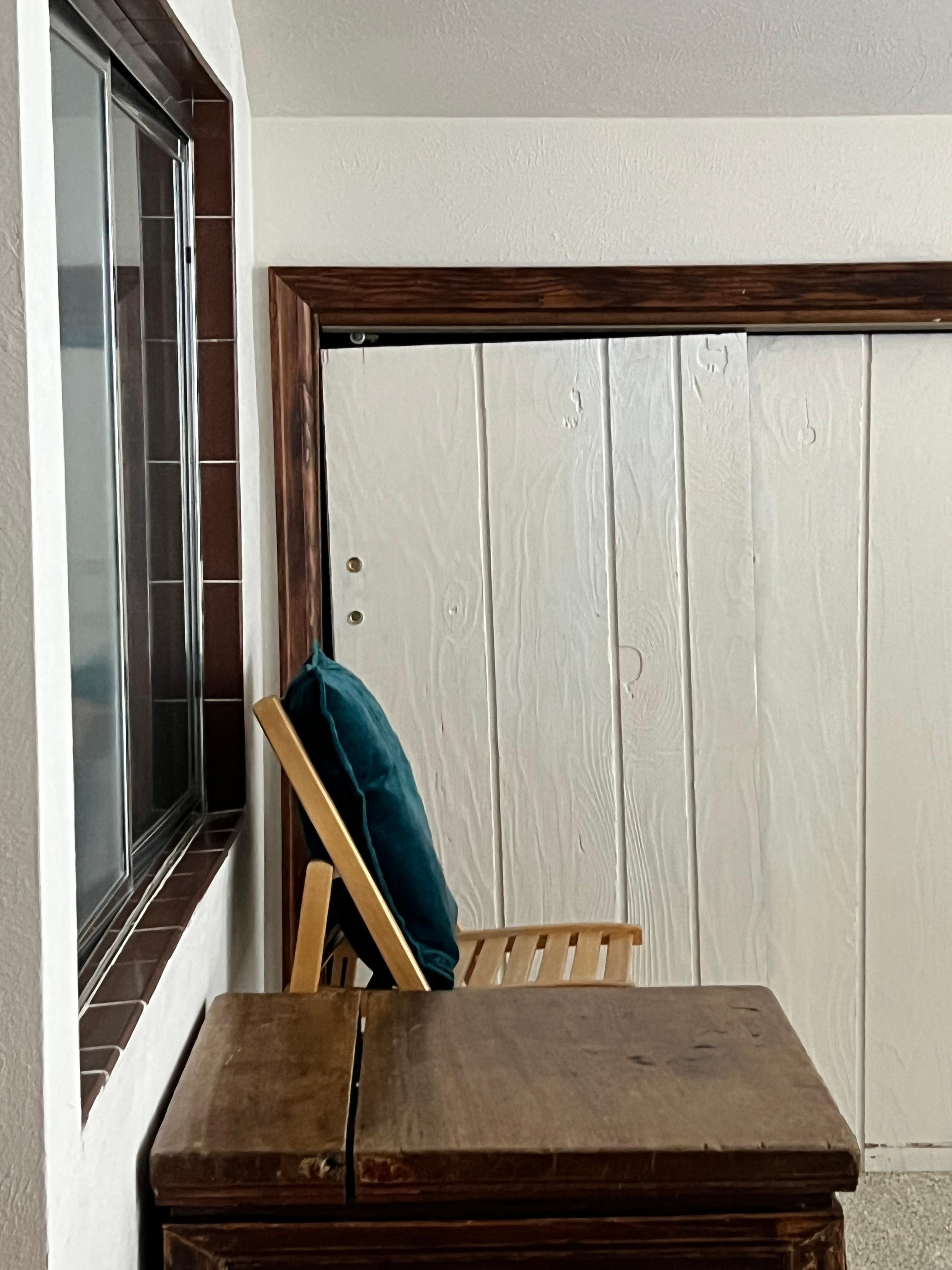 Crooked/off track storage door