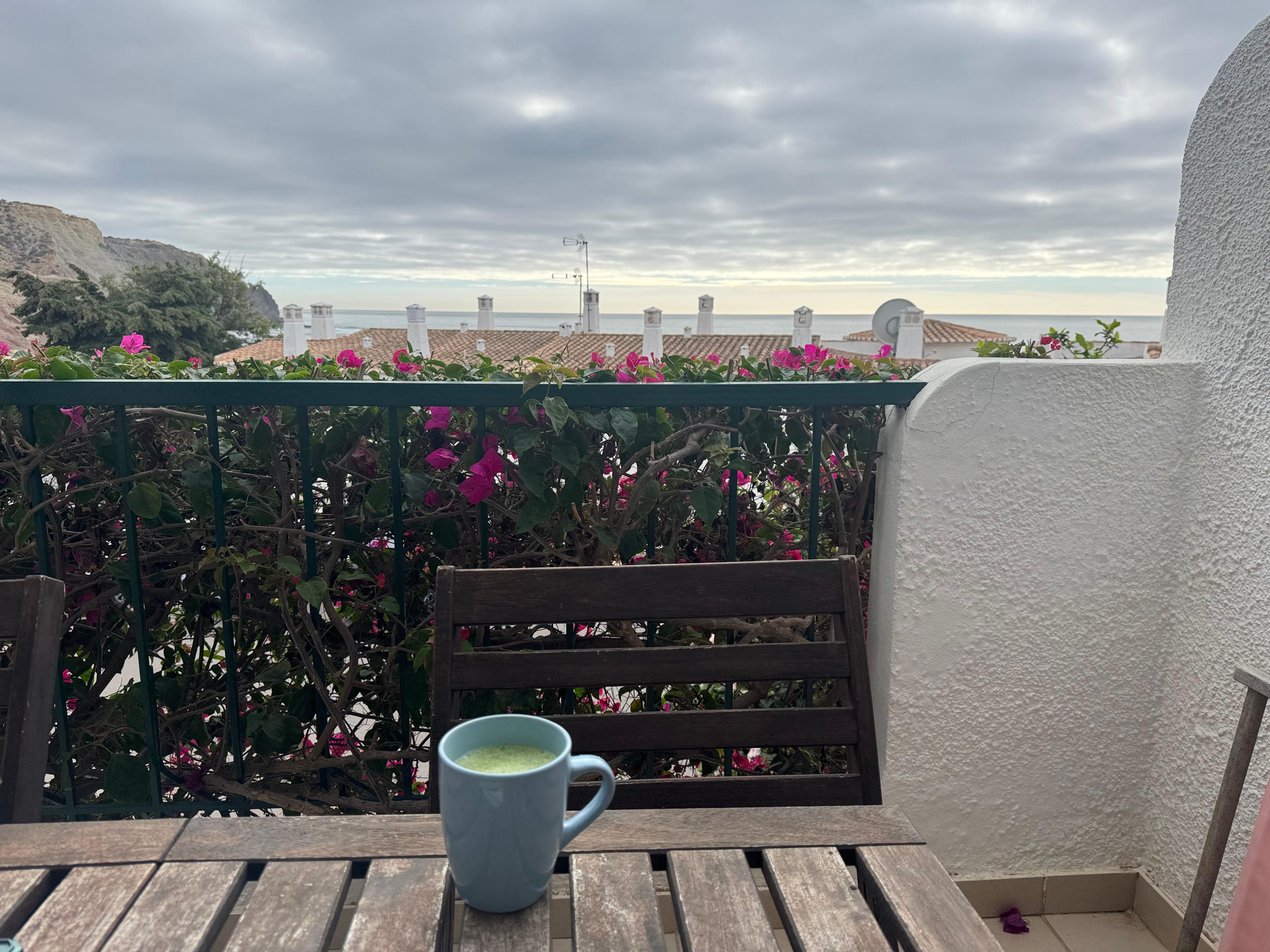 Perfect spot to chill with a matcha latte