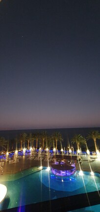 Balcony view nighttime