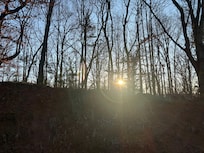 Sunrise from the front rocking chairs
