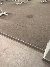 Area where people repeatedly tripped