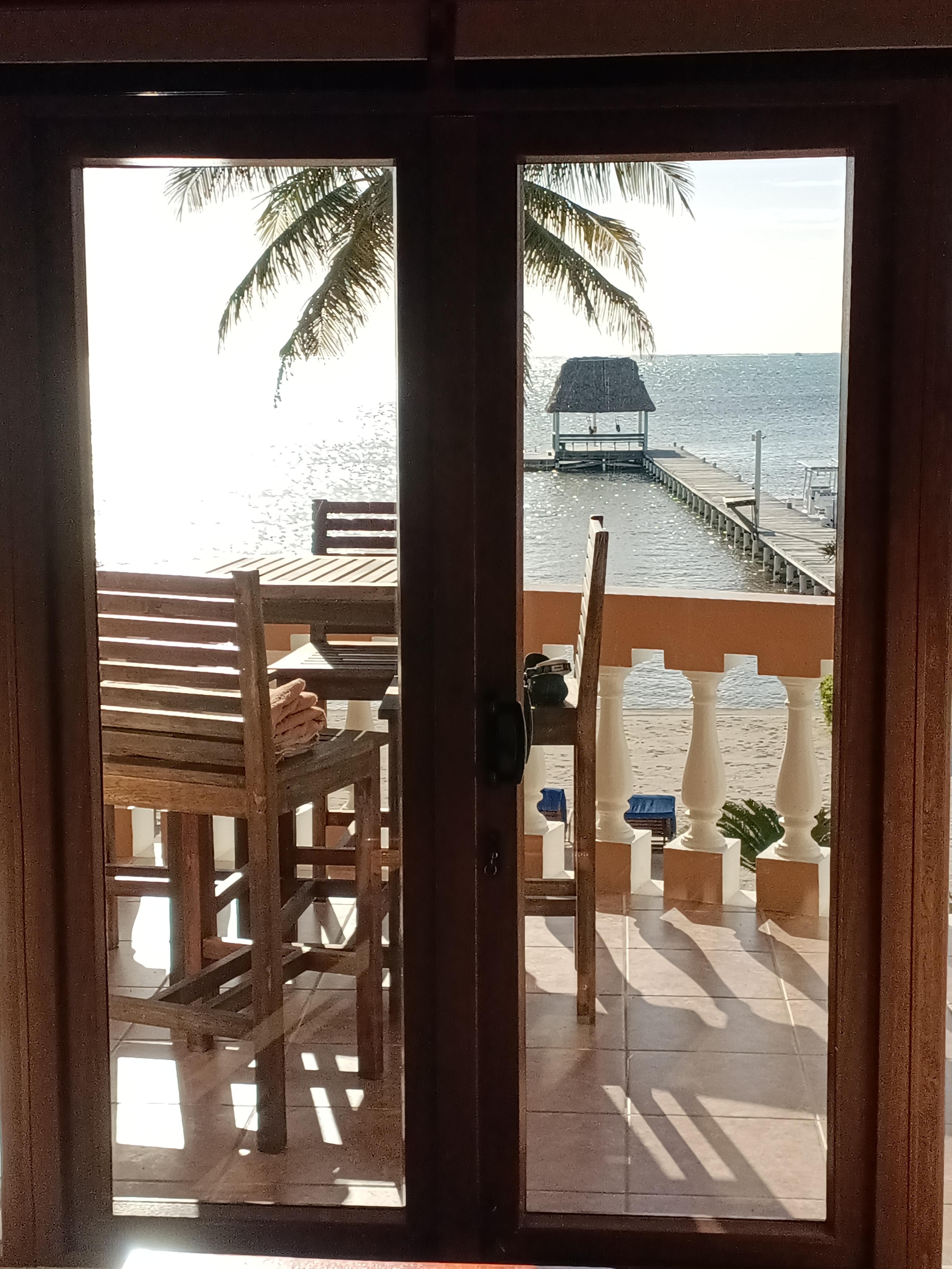 My picture perfect window view before going out for my morning coffee 