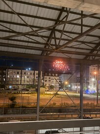 Fireworks from our kitchen winfow