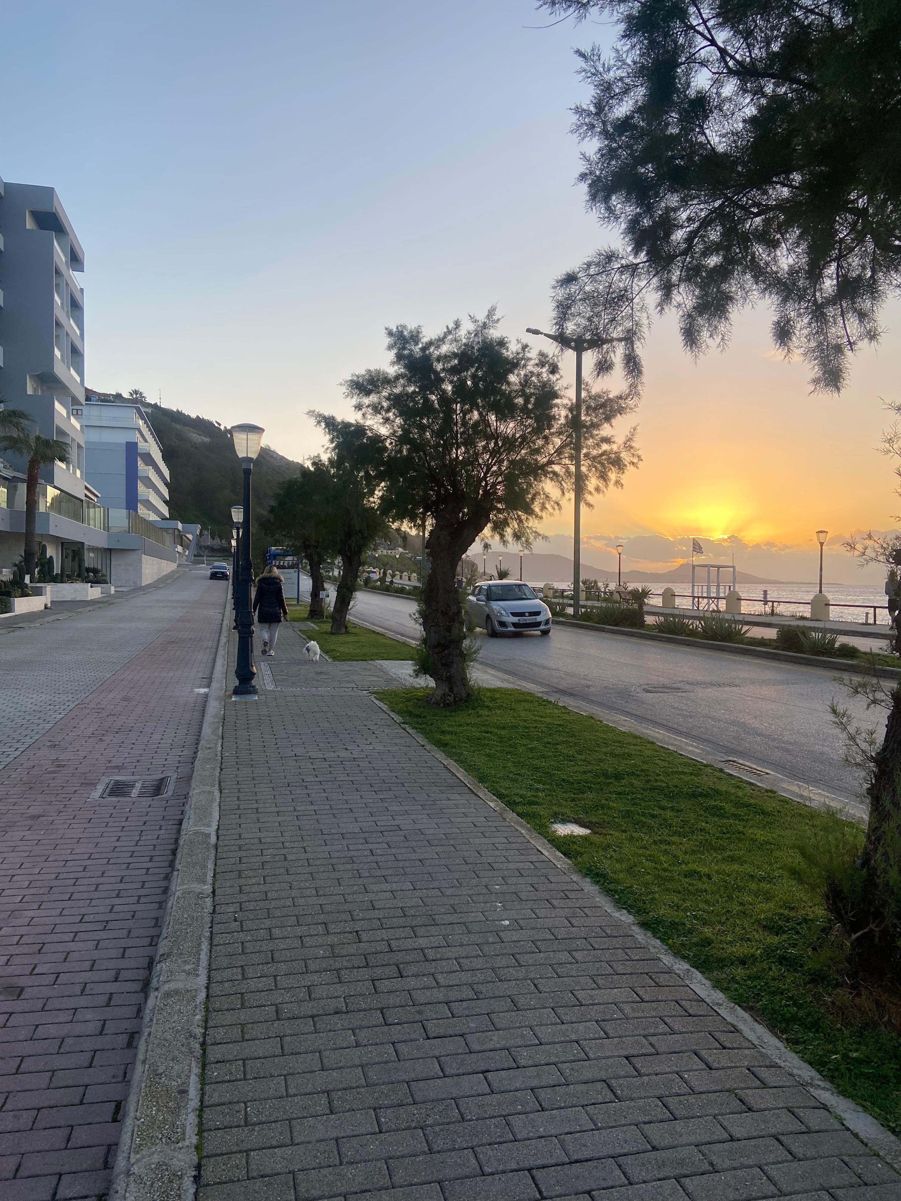 Closest beach about 6 mins down hill    Stunning views 