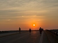 Sunrise over the bridge