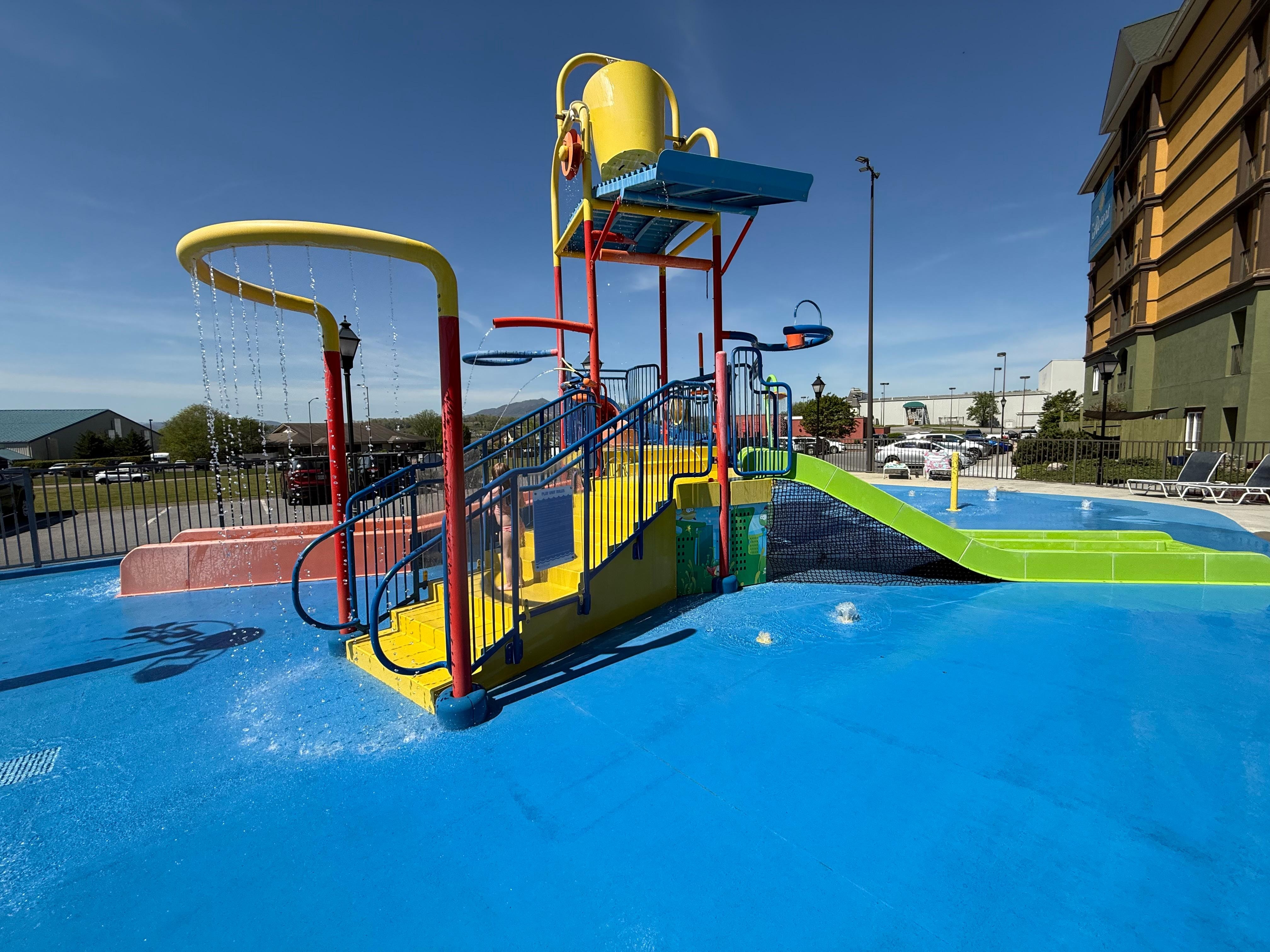 Outside Splash pad