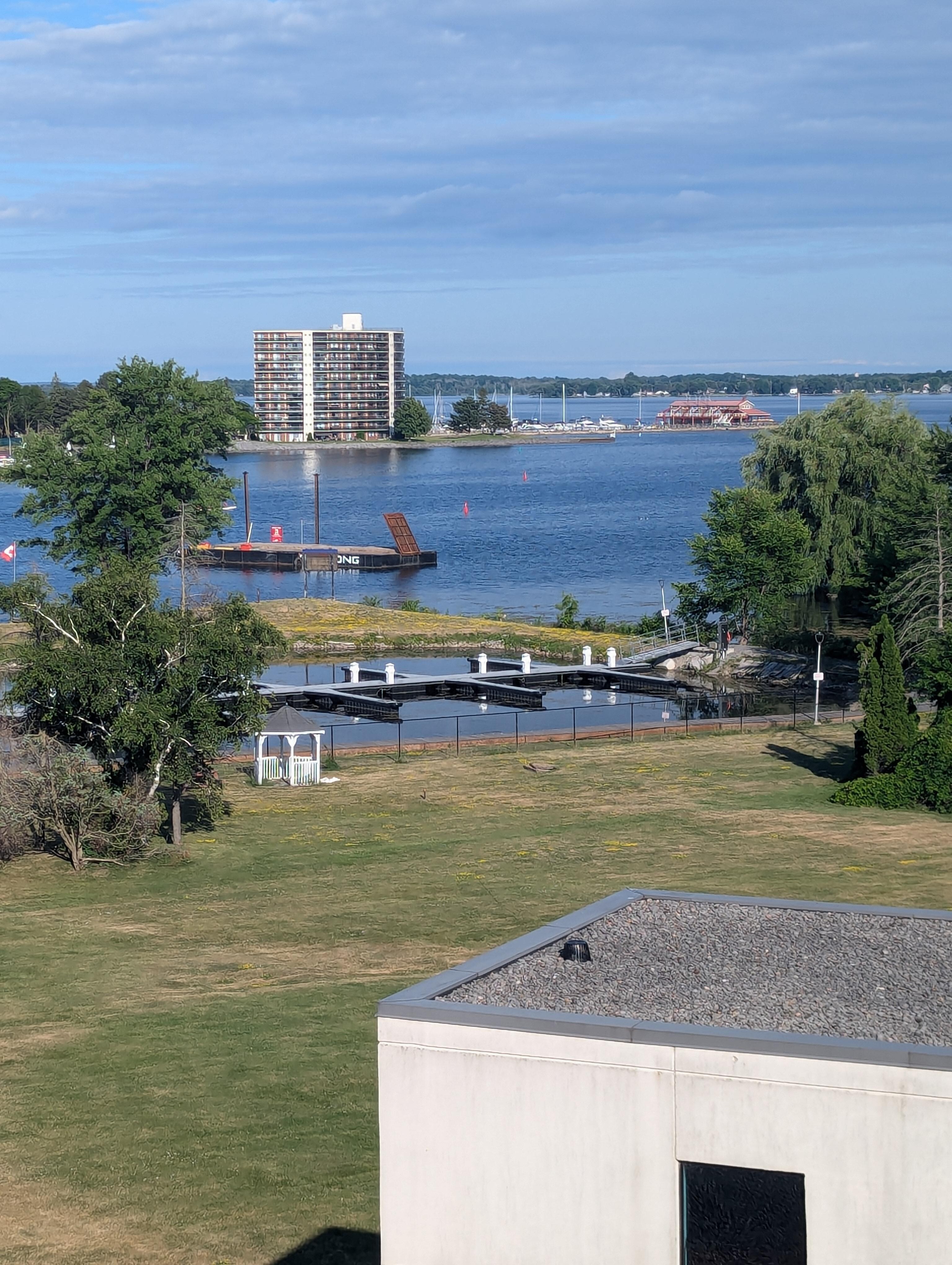 Harbour view from our room.