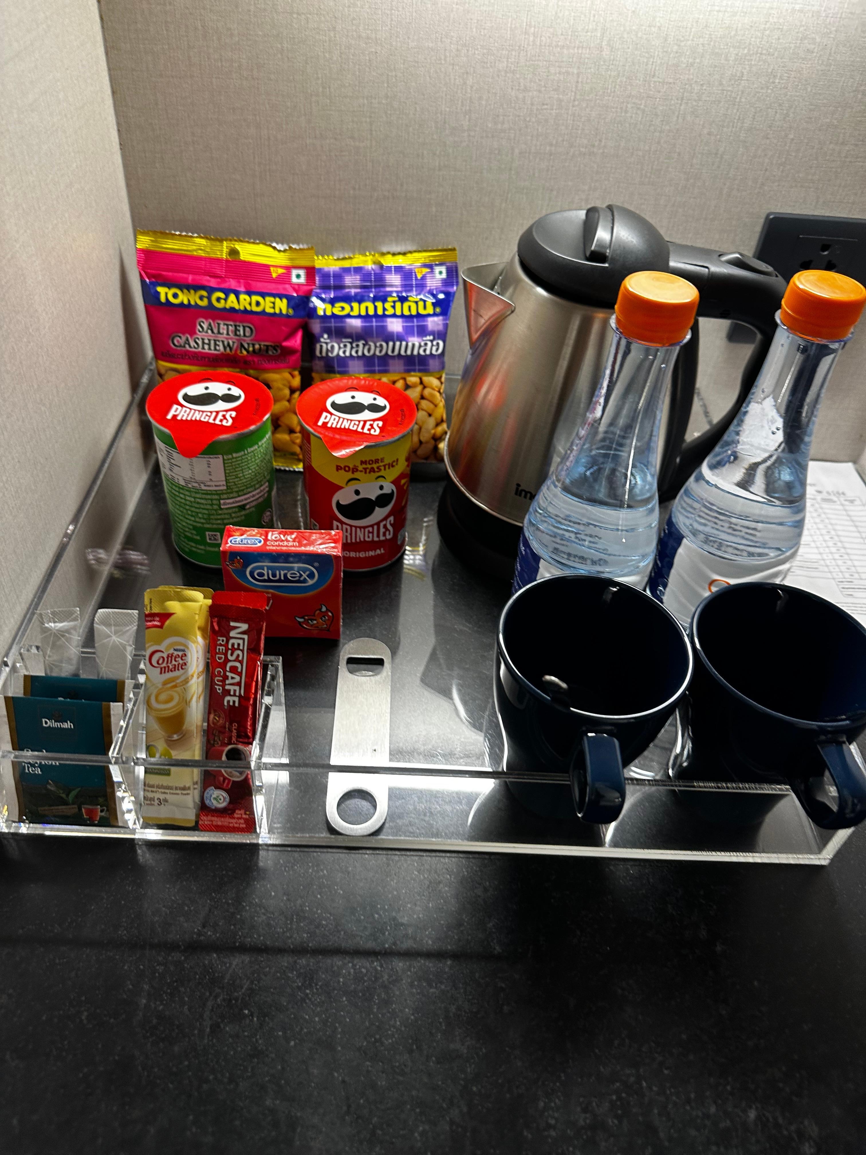 Well stocked snacks 