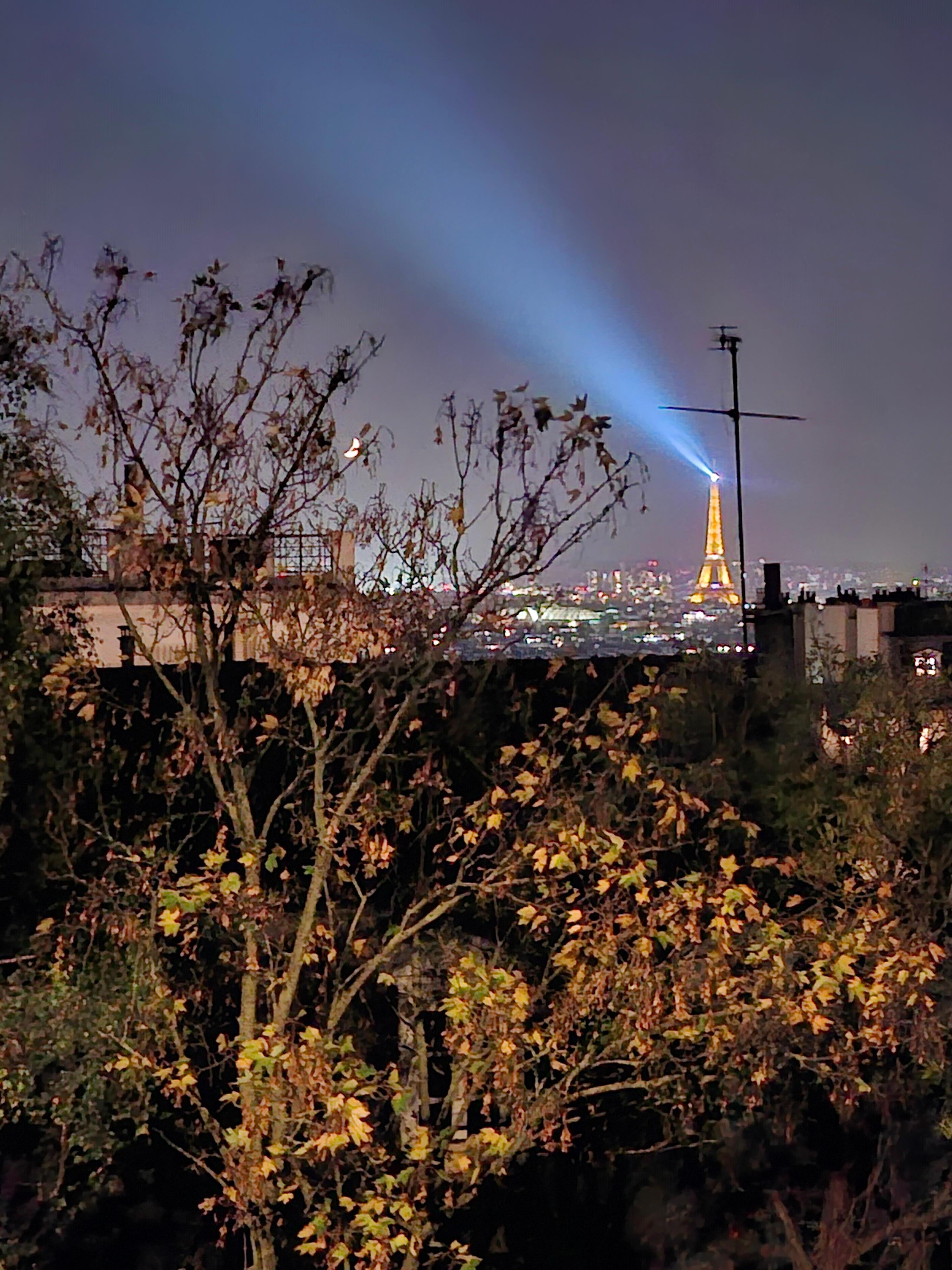 View over the city just a few minutes walk from hotel